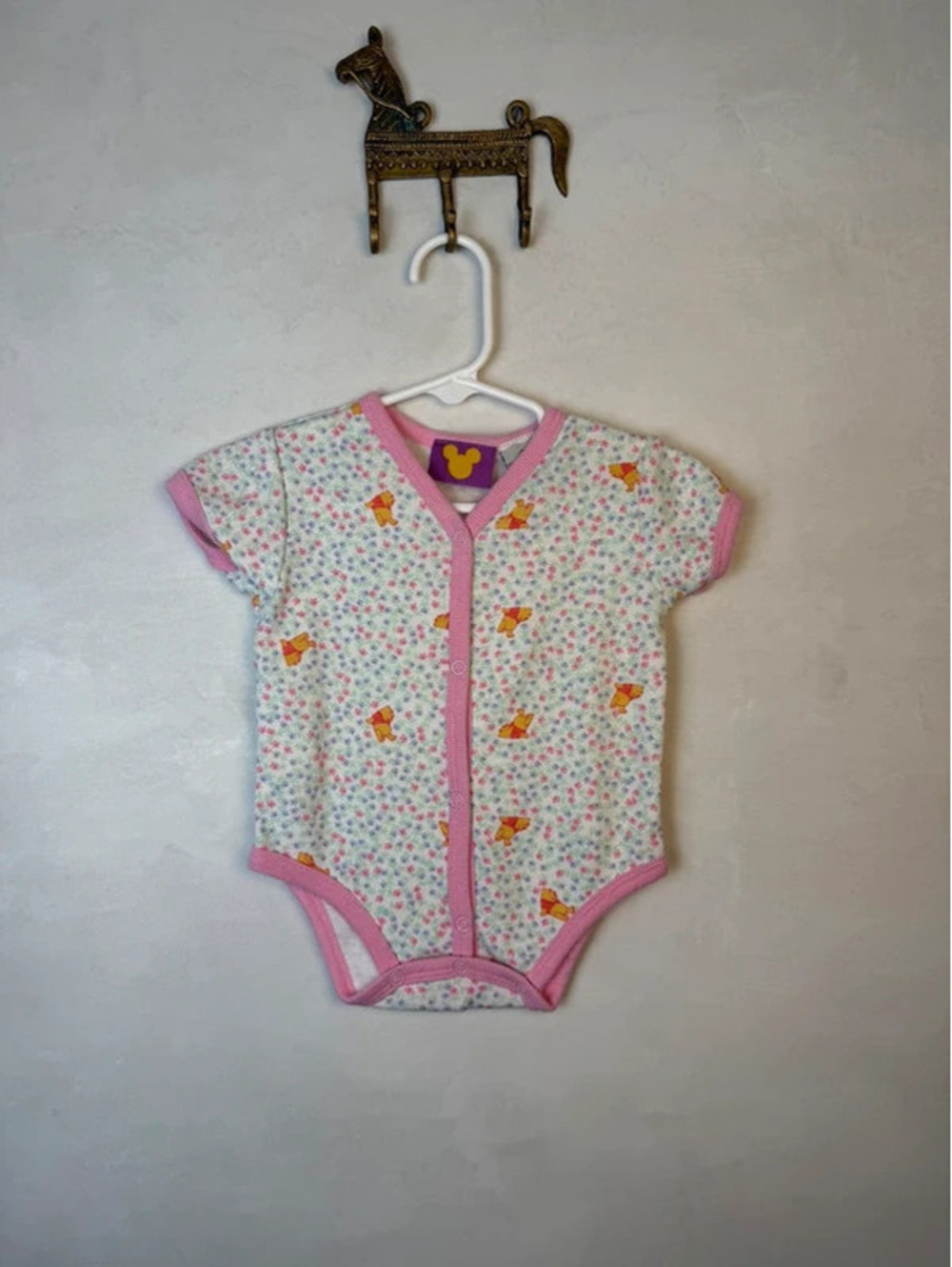 Vintage Winnie the Pooh baby onesie size 3/6 months